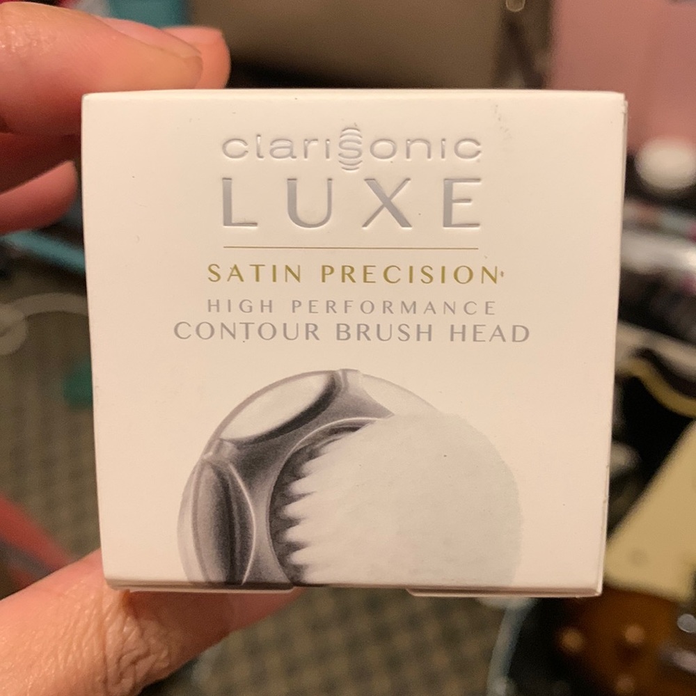 Clarisonic Luxe Satin Precision Replacement Brush Head, New in Box